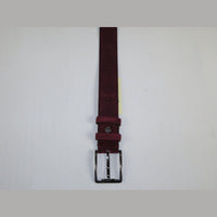 Men Genuine Basket weave Suede Soft Leather Belt PIERO ROSSI Turkey #1002 Wine - J.Valintin Men's Wear Legend - 97285