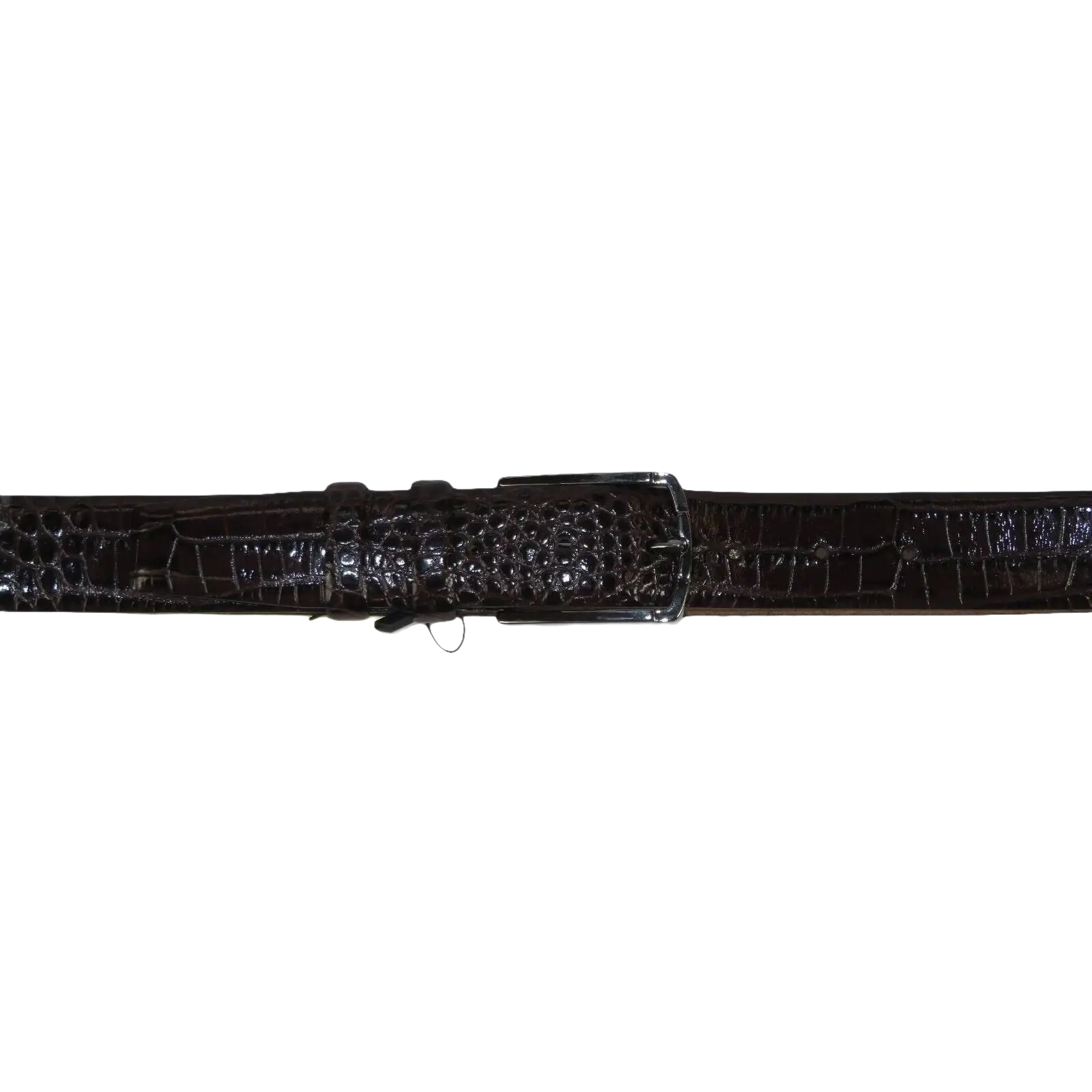 Men Genuine Leather Belt PIERO ROSSI Turkey Soft Crocodile print 1014 Brown - J.Valintin Men's Wear Legend - 97389