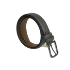 Men Genuine Leather Belt PIERO ROSSI Turkey Soft Full Grain Hand Stitch 301 Gray - J.Valintin Men's Wear Legend - 97365