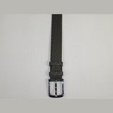 Men Genuine Leather Belt PIERO ROSSI Turkey Soft Full Grain Hand Stitch 301 Gray - J.Valintin Men's Wear Legend - 97365