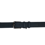 Men Genuine Leather Belt PIERO ROSSI Turkey Soft Full Grain Hand Stitch 301 Navy - J.Valintin Men's Wear Legend - 97353