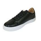 Men Harrison Myles Sneaker Dress Shoes Soft Comfort Lace Cushioned S2111 Black - J.Valintin Men's Wear Legend - 99046