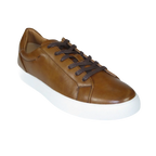 Men Harrison Myles Sneaker Dress Shoes Soft Comfort Lace Cushioned S2111 Cognac - J.Valintin Men's Wear Legend - 99054