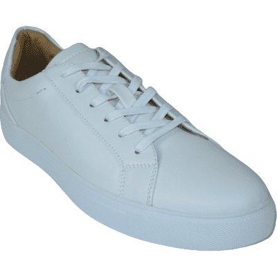 Men Harrison Myles Sneaker Dress Shoes Soft Comfort Lace Cushioned S2111 White - J.Valintin Men's Wear Legend - 99062