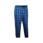 Men INSERCH premium Soft Cool Linen 2pc Walking Leisure suit 7098 Blue Plaid - J.Valintin Men's Wear Legend - 100696
