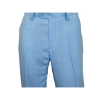 Men INSERCH premium Soft Linen Breathable 2pc Walking Leisure suit LS29116 Blue - J.Valintin Men's Wear Legend - 100675