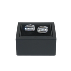 Men J.Valintin Cufflinks by Vitorofolo for French Cuff Shirt V35 - 1 Silver stones - J.Valintin Men's Wear Legend - 98400