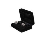 Men J.Valintin Cufflinks by Vitorofolo for French Cuff Shirt V35 - 6 Silver Wine - J.Valintin Men's Wear Legend - 98405