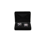 Men J.Valintin Cufflinks by Vitorofolo for French Cuff Shirt V35 - 6 Silver Wine - J.Valintin Men's Wear Legend - 98405