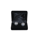 Men J.Valintin Cufflinks by Vitorofolo for French Cuff Shirt V39 - 31 Silver stone - J.Valintin Men's Wear Legend - 98381