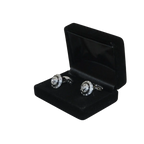 Men J.Valintin Cufflinks by Vitorofolo for French Cuff Shirt V39 - 44 Crystal - J.Valintin Men's Wear Legend - 98394