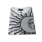 Men LAVERITA European Fashion Crew Shirt Medusa Medallion 94462 White - J.Valintin Men's Wear Legend - 99987