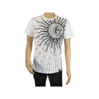 Men LAVERITA European Fashion Crew Shirt Medusa Medallion 94462 White - J.Valintin Men's Wear Legend - 99987