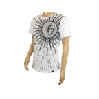 Men LAVERITA European Fashion Crew Shirt Medusa Medallion 94462 White - J.Valintin Men's Wear Legend - 99987