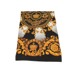 Men LAVERITA European Fashion Crew Shirt Rhine Stones Crown Florals 12089 Black - J.Valintin Men's Wear Legend - 99866