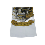 Men LAVERITA European Fashion Crew Shirt Rhine Stones Skeletons 93356 White - J.Valintin Men's Wear Legend - 99927