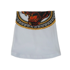 Men LAVERITA European Fashion Crew Shirt Short Sleeve Lion Medallion 94453 White - J.Valintin Men's Wear Legend - 99921