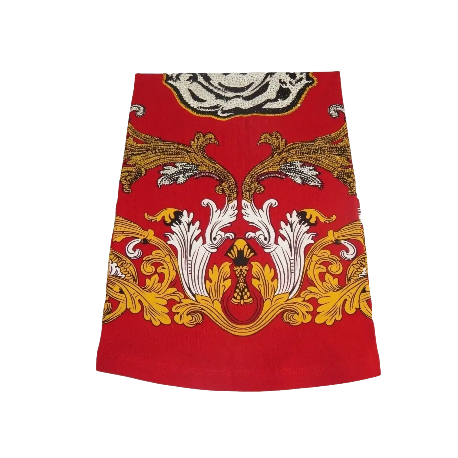 Men LAVERITA European Fashion Shirt Short Sleeves Medusa Floral Design 93361 Red - J.Valintin Men's Wear Legend - 99939