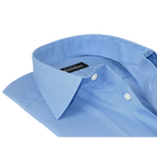 Men Mondego 100% Cotton Dress Sport shirt Regular Modern fit sn6100 Blue Stripe - J.Valintin Men's Wear Legend - 4459