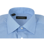 Men Mondego 100% Cotton Dress Sport shirt Regular Modern fit sn6100 Blue Stripe - J.Valintin Men's Wear Legend - 4459