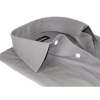 Men Mondego 100% Soft Cotton Dress Classic shirt Long Sleeves sn100 gray Solid - J.Valintin Men's Wear Legend - 4301