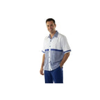 Men MONTIQUE 2pc Walking Leisure Suit Matching Set Short Sleeves 2212 Purple - J.Valintin Men's Wear Legend - 94702