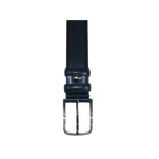 Men Navy Blue Genuine Leather Belt PIERO ROSSI Turkey Soft Full Grain #Navy - B - J.Valintin Men's Wear Legend - 97236