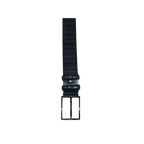 Men Navy Blue Genuine Leather Belt PIERO ROSSI Turkey Soft Full Grain #Navy line - J.Valintin Men's Wear Legend - 97303