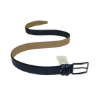 Men Navy Blue Genuine Leather Belt PIERO ROSSI Turkey Soft Full Grain #Navy line - J.Valintin Men's Wear Legend - 97303