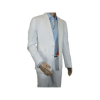 Men Premium 100% Linen Cocktail Suit by INSERCH Breathable and cool SU880 White - J.Valintin Men's Wear Legend - 100640