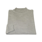 Men PRINCELY Comfortable Merinos Wool Sweater Knits Mock 1011 - 00 Silver Gray - J.Valintin Men's Wear Legend - 1011 - 00 Silver - M