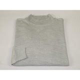 Men PRINCELY Comfortable Merinos Wool Sweater Knits Mock 1011 - 00 Silver Gray - J.Valintin Men's Wear Legend - 1011 - 00 Silver - M