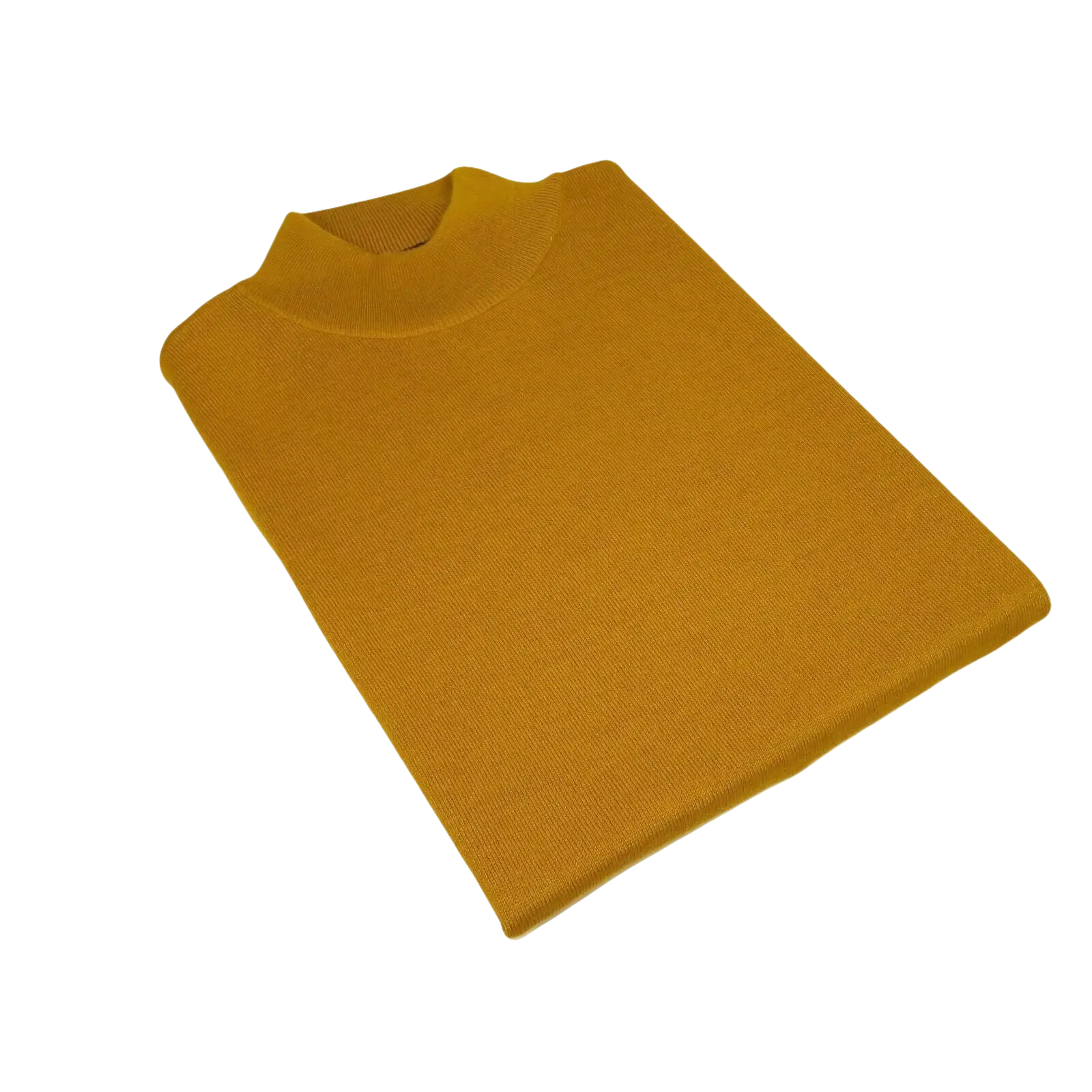 Men PRINCELY Made in Turkey Soft Merinos Wool Sweater Knits Mock 1011 - 00 Gold - J.Valintin Men's Wear Legend - 96657
