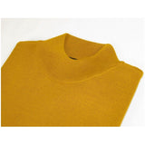 Men PRINCELY Made in Turkey Soft Merinos Wool Sweater Knits Mock 1011 - 00 Gold - J.Valintin Men's Wear Legend - 96657