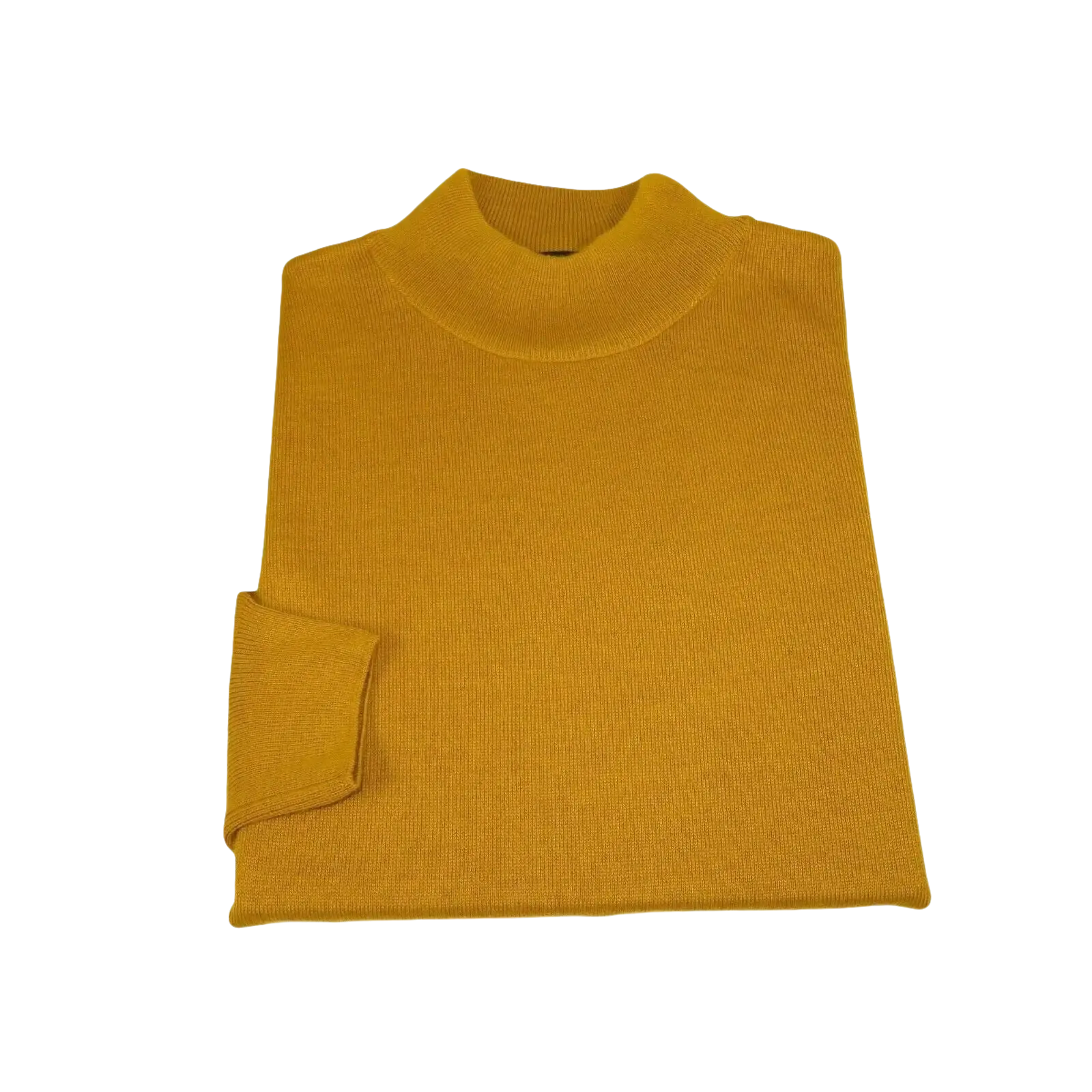 Men PRINCELY Made in Turkey Soft Merinos Wool Sweater Knits Mock 1011 - 00 Gold - J.Valintin Men's Wear Legend - 96657