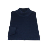 Men PRINCELY Made in Turkey Soft Merinos Wool Sweater Knits Mock 1011 - 00 Navy - J.Valintin Men's Wear Legend - 96689