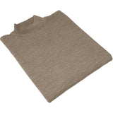 Men PRINCELY Soft Comfort Merinos Wool Sweater Knits Mock 1011 - 00 Mocha - J.Valintin Men's Wear Legend - 1011 - 00 Mocha - M