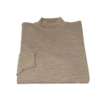 Men PRINCELY Soft Comfort Merinos Wool Sweater Knits Mock 1011 - 00 Mocha - J.Valintin Men's Wear Legend - 1011 - 00 Mocha - M