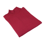 Men PRINCELY Soft Comfort Merinos Wool Sweater Knits Mock 1011 - 00 Raspberry - J.Valintin Men's Wear Legend - 1011 - 00 Rasp - M