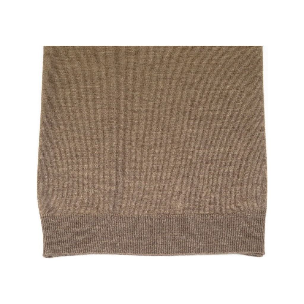 Men PRINCELY Soft Comfort Merinos Wool Sweater Knits Mock 1011 - 00 Taupe - J.Valintin Men's Wear Legend - 1011 - 00 Taupe - M