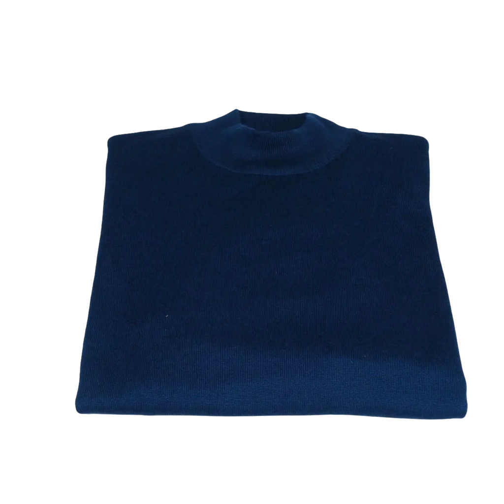 Men PRINCELY Soft Comfortable Merinos Wool Sweater Knits 1011 - 00 Ink Blue - J.Valintin Men's Wear Legend - 96677