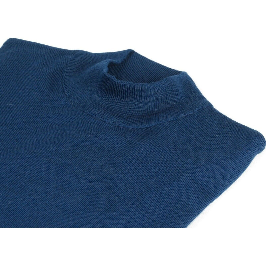 Men PRINCELY Soft Comfortable Merinos Wool Sweater Knits 1011 - 00 Ink Blue - J.Valintin Men's Wear Legend - 96677