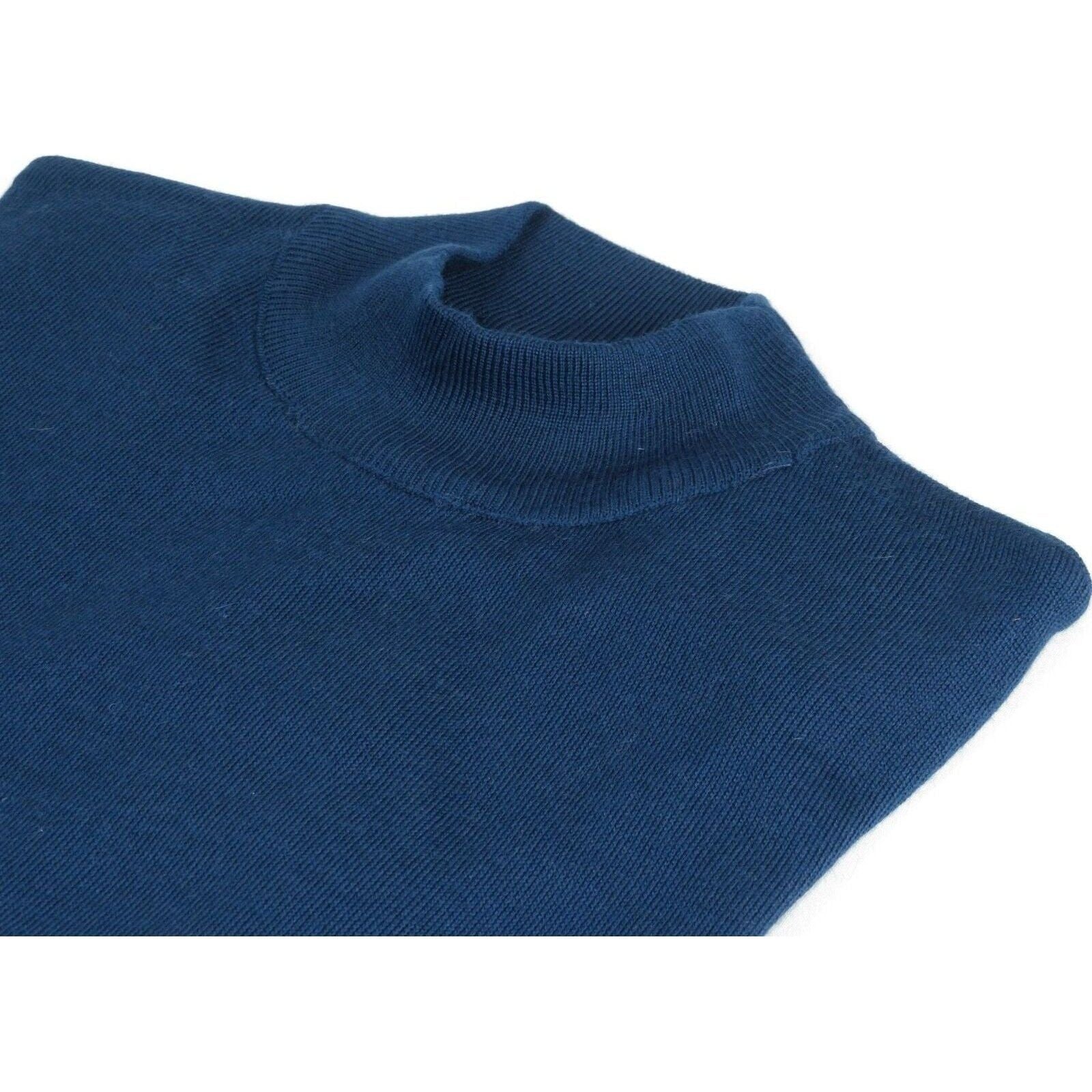 Men PRINCELY Soft Comfortable Merinos Wool Sweater Knits 1011 - 00 Ink Blue - J.Valintin Men's Wear Legend - 96677
