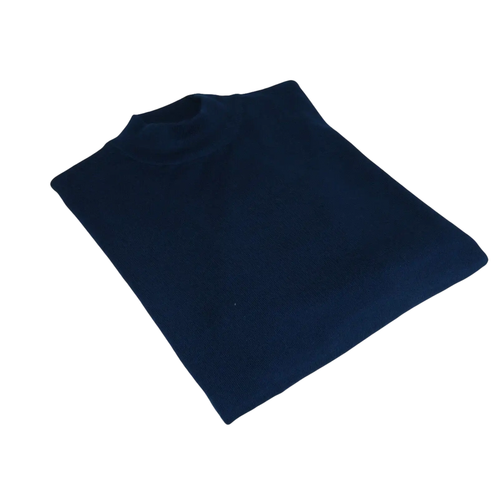Men PRINCELY Soft Comfortable Merinos Wool Sweater Knits 1011 - 00 Ink Blue - J.Valintin Men's Wear Legend - 96677