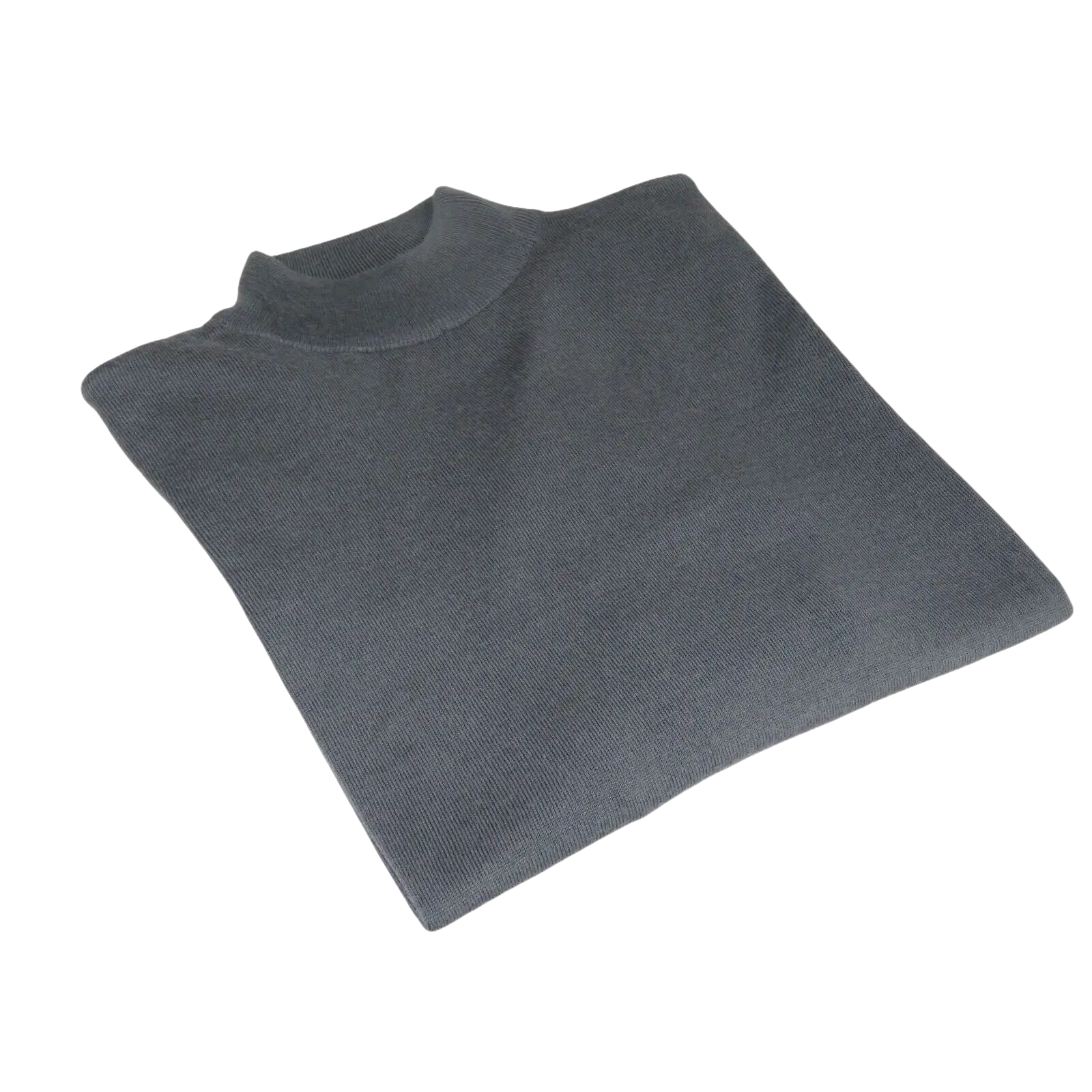 Men PRINCELY Soft Comfortable Merinos Wool Sweater Knits Mock 1011 - 00 Steel Gray - J.Valintin Men's Wear Legend - 96693