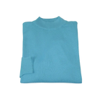 Men PRINCELY Soft Comfortable Merinos Wool Sweater Knits Mock 1011 - 00 Turquoise - J.Valintin Men's Wear Legend - 1011 - 00 - Turq - M