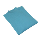 Men PRINCELY Soft Comfortable Merinos Wool Sweater Knits Mock 1011 - 00 Turquoise - J.Valintin Men's Wear Legend - 1011 - 00 - Turq - M