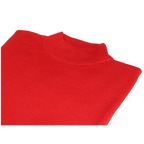 Men PRINCELY Soft Comfortable Merinos Wool Sweater Knits Mock Neck 1011 - 00 Red - J.Valintin Men's Wear Legend - 96701
