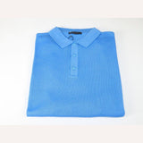 Men PRINCELY Soft Merinos Wool Sweater Knits Lightweight Polo 1011 - 40 Sky Blue - J.Valintin Men's Wear Legend - 96649