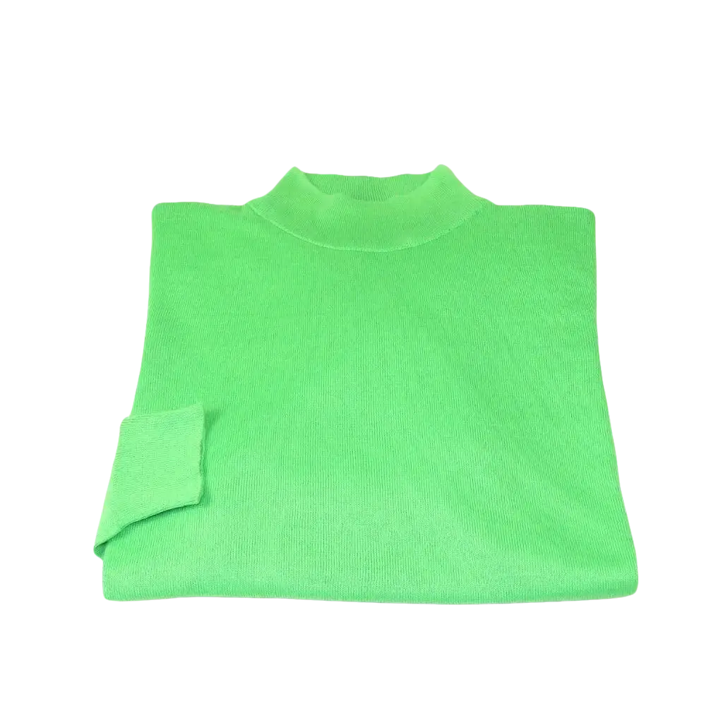 Men PRINCELY Soft Merinos Wool Sweater Knits Mock 1011 - 00 Apple Green - J.Valintin Men's Wear Legend - 1011 - 00 Apple - M